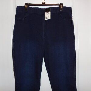 NWT-HUE Reversible Denim Jeans